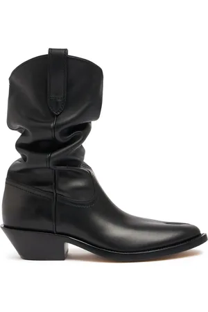 Maison Margiela 55mm Tabi Leather Western Ankle Boots
