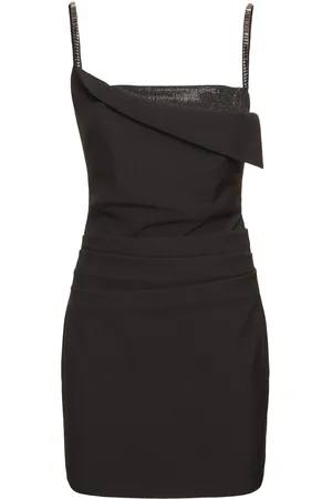 Roland Mouret Embellished Crepe Mini Dress