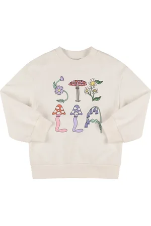Stella McCartney Printed Cotton Crewneck Sweatshirt