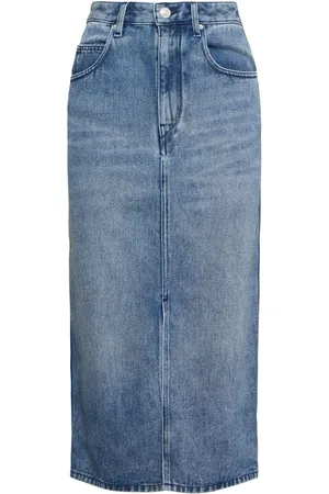Isabel Marant Tilauria Denim Midi Skirt