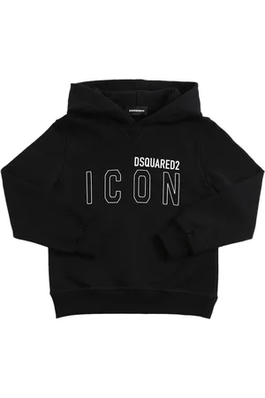 Dsquared2 Icon Logo Print Cotton Hoodie