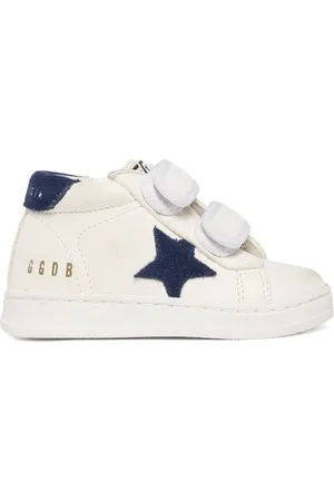 Golden Goose June Leather Strap Sneakers