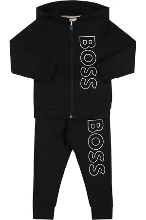 HUGO BOSS Cotton Blend Zip Sweatshirt & Sweatpants