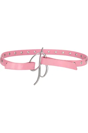 BLUMARINE Logo Leather Belt