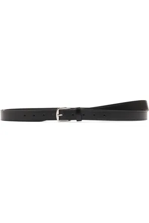 ANN DEMEULEMEESTER 2.5 Cm Long Leather Belt
