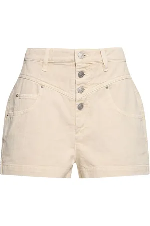 Marant Etoile Jovany High Waist Cotton Shorts