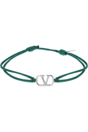 VALENTINO GARAVANI V Logo Slim Adjustable Bracelet