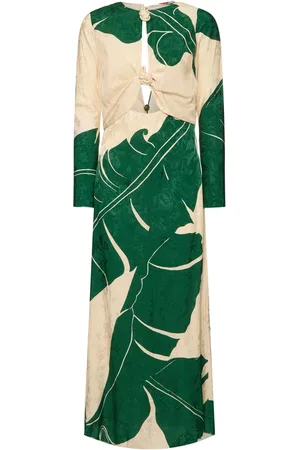 JOHANNA ORTIZ Into The Wild Jacquard Midi Dress