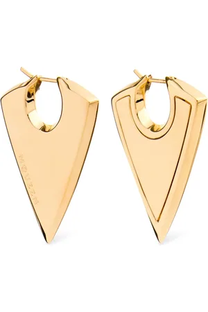 Alexander McQueen Arrow Brass Earrings
