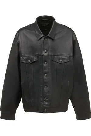 Balenciaga Denim-style Leather Jacket