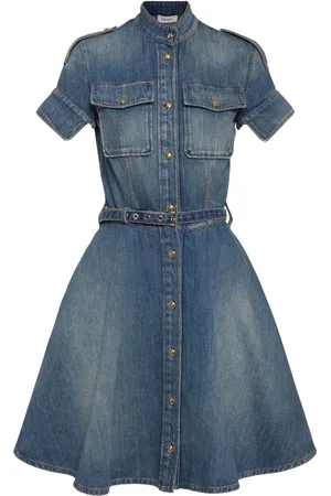 Alexander McQueen Denim Dress