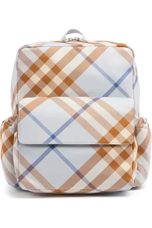Burberry Check Print Nylon Backpack
