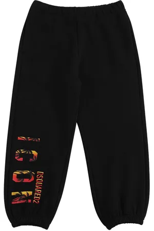 Dsquared2 Icon Logo Print Cotton Sweatpants