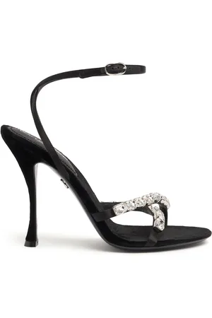 Dolce & Gabbana 105mm Velvet & Crystal Sandals