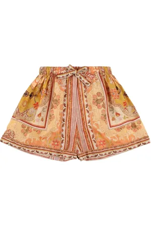 ZIMMERMANN Printed Cotton Shorts