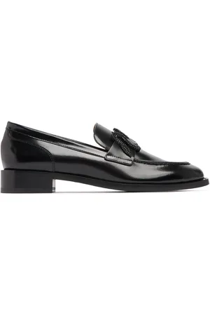 RENE CAOVILLA 10mm Morgana Leather Loafers