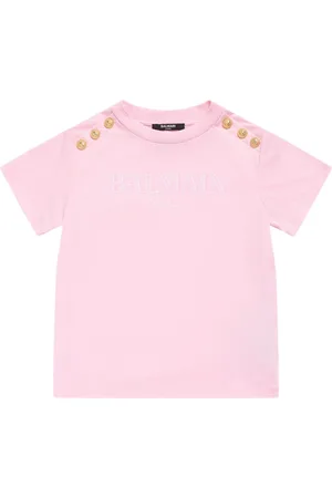 Balmain Logo Cotton Jersey T-shirt