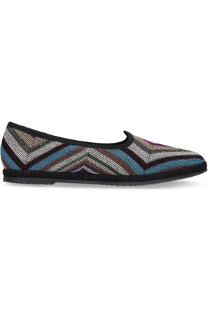 Missoni 10mm Raschel Lurex Flat Shoes