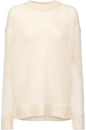 Jil Sander Open Knit Silk Sweater