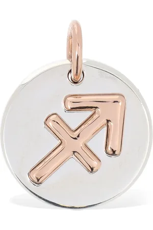 Dodo 9kt Rose Gold & Silver Sagittarius Charm