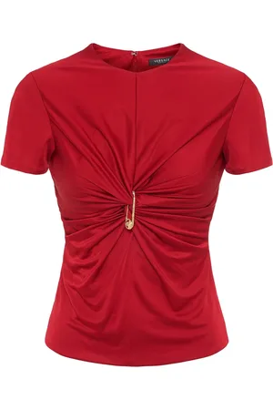 VERSACE Liquid Viscose Jersey Top