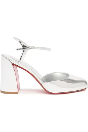 Christian Louboutin 85mm Jane Mirror Leather Pumps