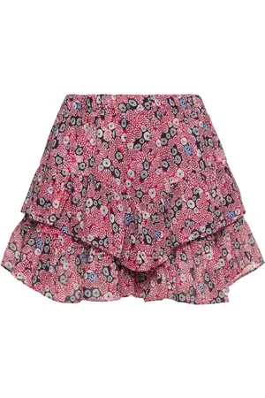 Marant Etoile Jocadia Printed Cotton Voile Mini Skirt