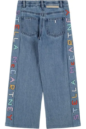 Stella McCartney Embroidered Stretch Cotton Jeans