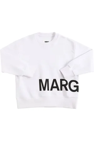 Maison Margiela Logo Print Cotton Sweatshirt