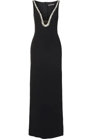 DAVID KOMA Embellished Cady Gown