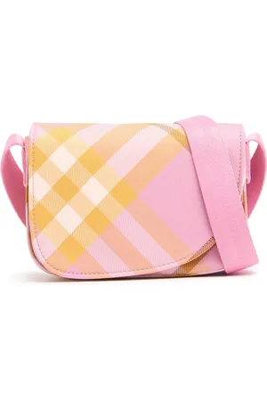 Burberry Check Print Nylon Shoulder Bag