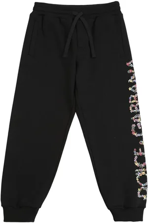 Dolce & Gabbana Logo Print Cotton Sweatpants