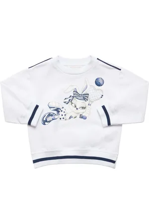 MONNALISA Printed Cotton Blend Sweatshirt