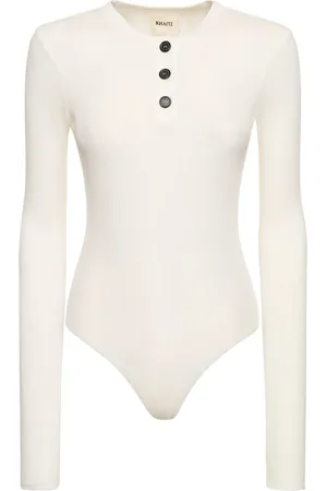 Khaite Janelle Cotton Blend Bodysuit