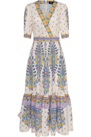 Etro Printed Cotton Midi Dress