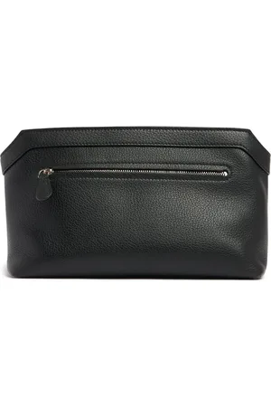 The Row Terrasse Shiny Grain Leather Pouch