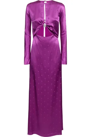 JOHANNA ORTIZ Leona Valiente Silk Jacquard Maxi Dress