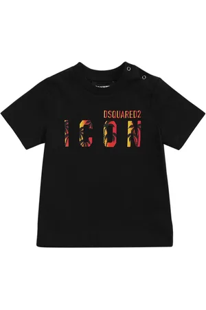 Dsquared2 Logo Print Cotton Jersey T-shirt
