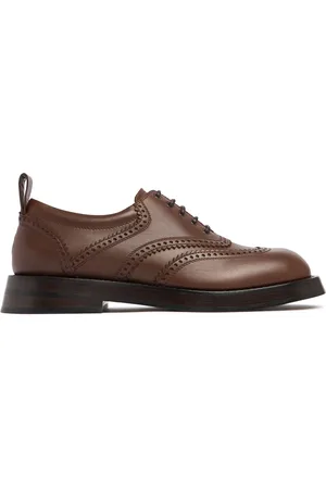 Alexander McQueen Leather Lace-up Derby Shoes