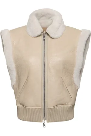 Isabel Marant Edwina Lamb Shearling Vest