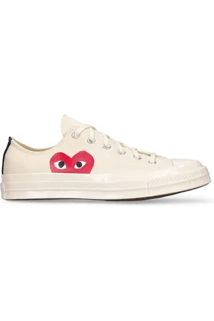 Comme des Garçons 20mm Play Converse Cotton Sneakers