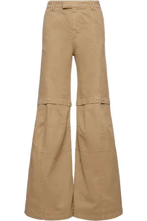 DARKPARK Sam High Waist Canvas Flared Pants