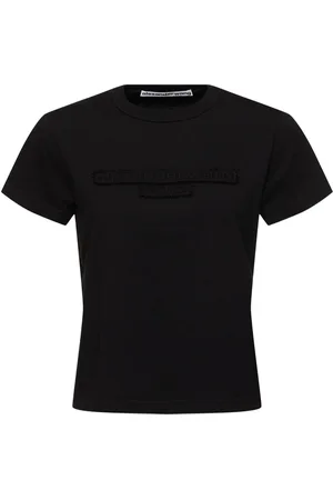 Alexander Wang Distressed Logo T-shirt