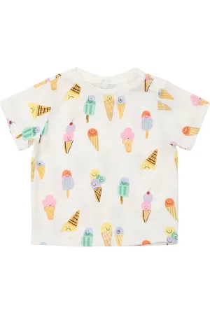 Stella McCartney Ice Cream Print Cotton Jersey T-shirt
