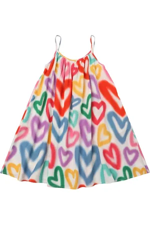 Stella McCartney Heart Printed Twill Dress