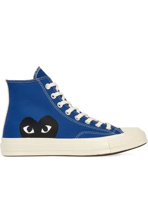 Comme des Garçons 20mm Play Converse Cotton High Sneakers