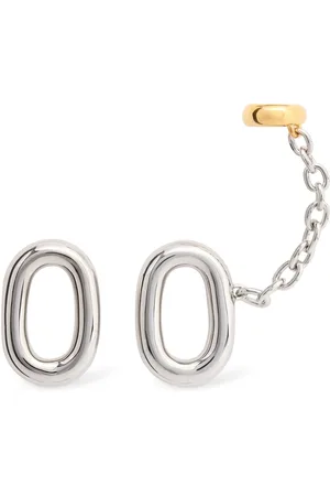 Paco rabanne Link Mismatched Stud Earrings