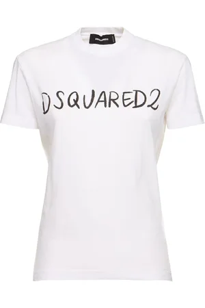 Dsquared2 Logo Print Cotton Jersey T-shirt