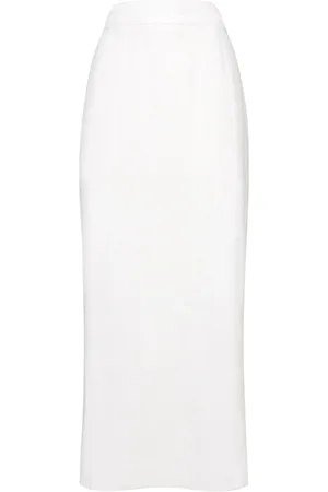 POSSE Emma Linen Midi Pencil Skirt
