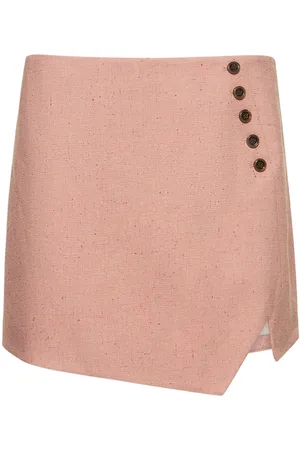 THE GARMENT Taranto Buttoned Viscose Mini Skirt